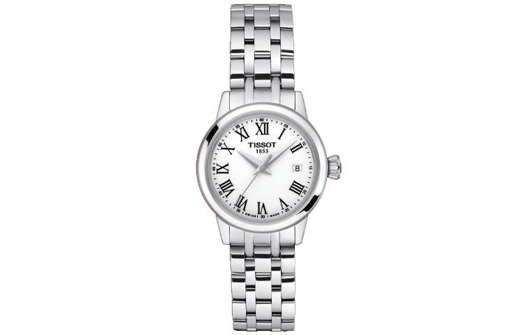 TISSOT Fantasy Collection Quartz Movement 50m Waterproof Women's Watch 28mm White Dial