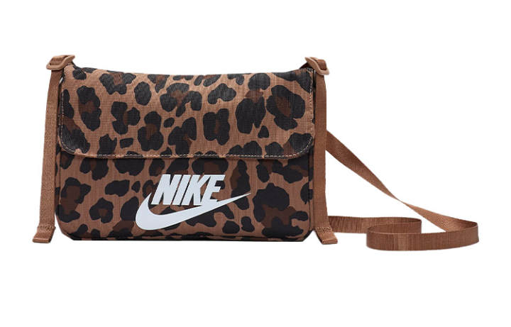 Nike Nike Polyester Shoulder Bag, Crossbody Bag Regular Women's Brown