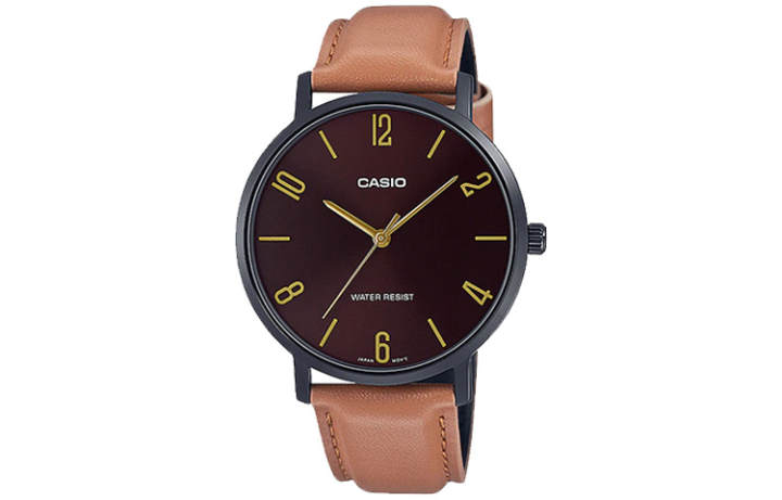 CASIO CASIO Men Standard Series 46mm Red Watch MTP-VT01BL-5B