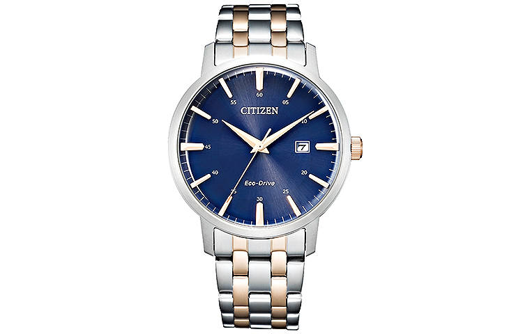 CITIZEN Ecology Drive Collection Fashion Light Powered Quartz Movement Stainless Steel Strap Watch