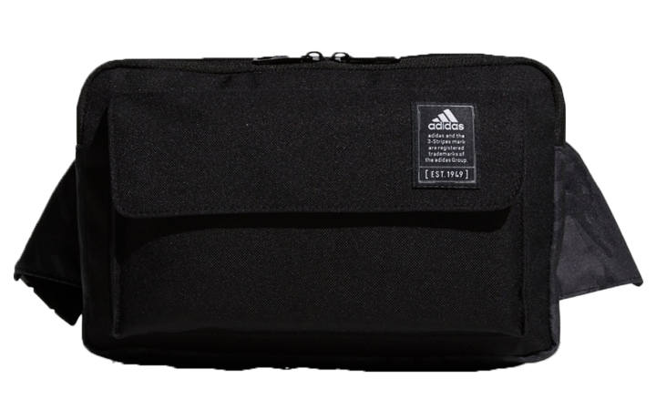 Adidas Adidas Polyester Sports Bag, Crossbody Bag Unisex Black