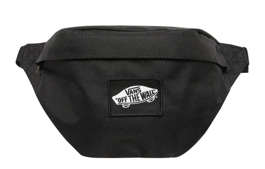 Vans Polyester Shoulder Bag, Sling Bag, Fanny Pack Regular Unisex Pure Black