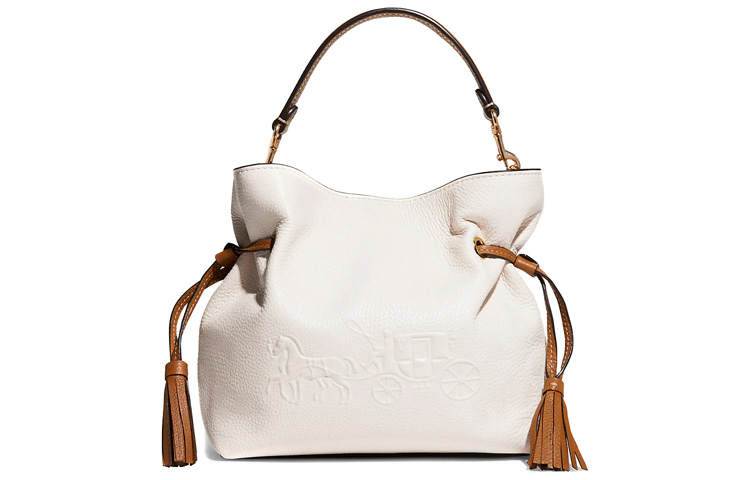 COACH Andy Cow Leather Handbag, Shoulder Bag, Crossbody Bag Medium Women's White