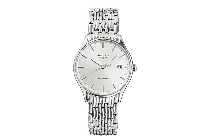 LONGINES Lvya Collection Automatic Mechanical Movement Men's Watches Watch 35mm Silver Dial Stainless Steel Case