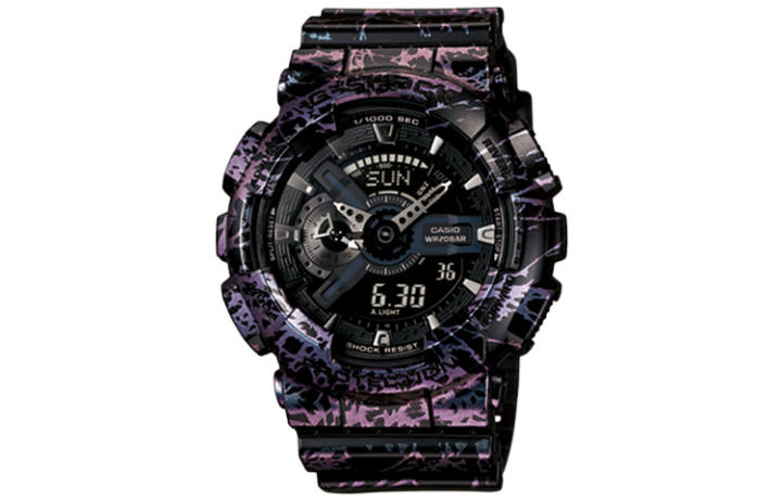 CASIO CASIO Men Liquid Crystal/Analog Dual Display Series Black Watch GA-110PM-1