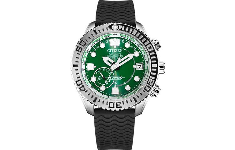 CITIZEN Ecology Drive Collection Light Powered Quartz Movement Rubber Strap Watch Men's Watches