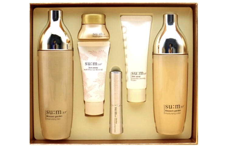 SU:M37° SU M37° Breath Garden Box Skincare Sets Tightening Moisturizing And Nourishing Hydrating Sun Protection 6 Piece Set