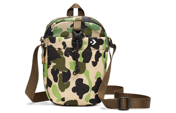 Converse Converse Polyester Shoulder Bag, Crossbody Bag Unisex Camouflage