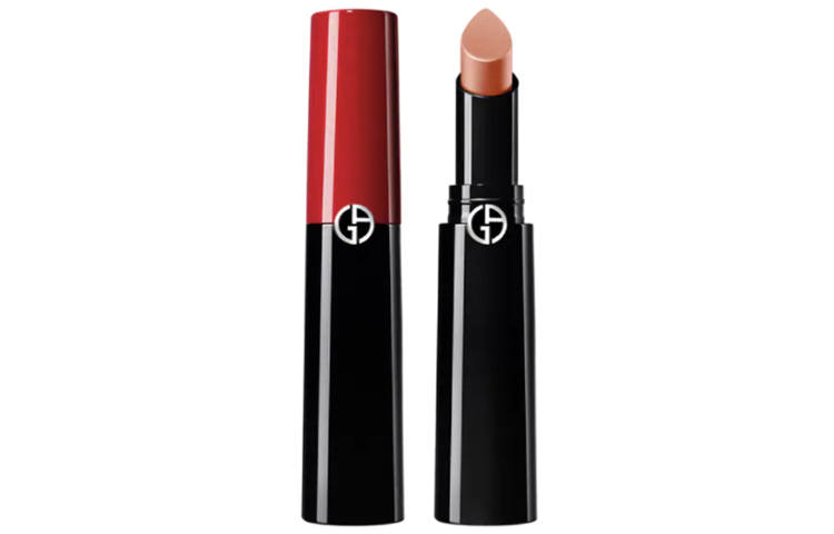 GIORGIO ARMANI ARMANI Power Lipstick Nourishing Edition, Red Black Tube Lipstick Cream Moisturizing Enhancing Complexion And Shine