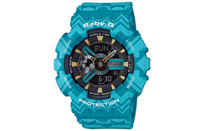 CASIO CASIO Women's BABY-G Black Watch BA-110TP-2A