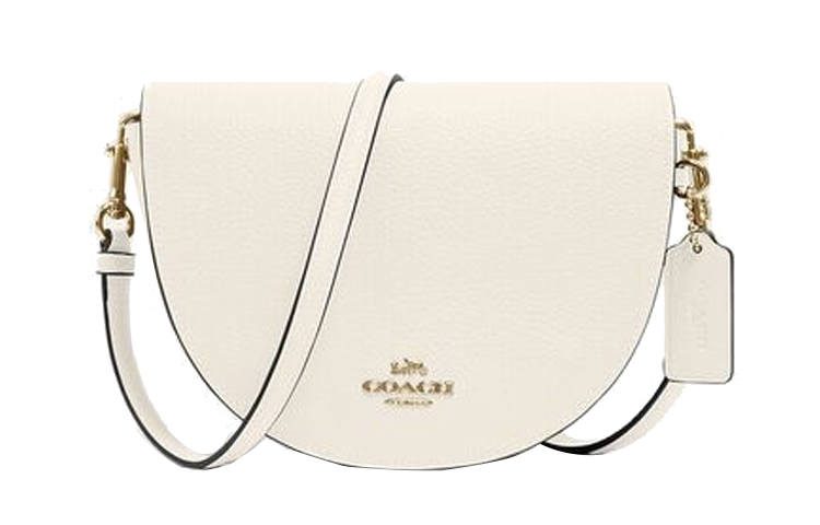COACH Ellen Leather Crossbody Bags Small Women's White