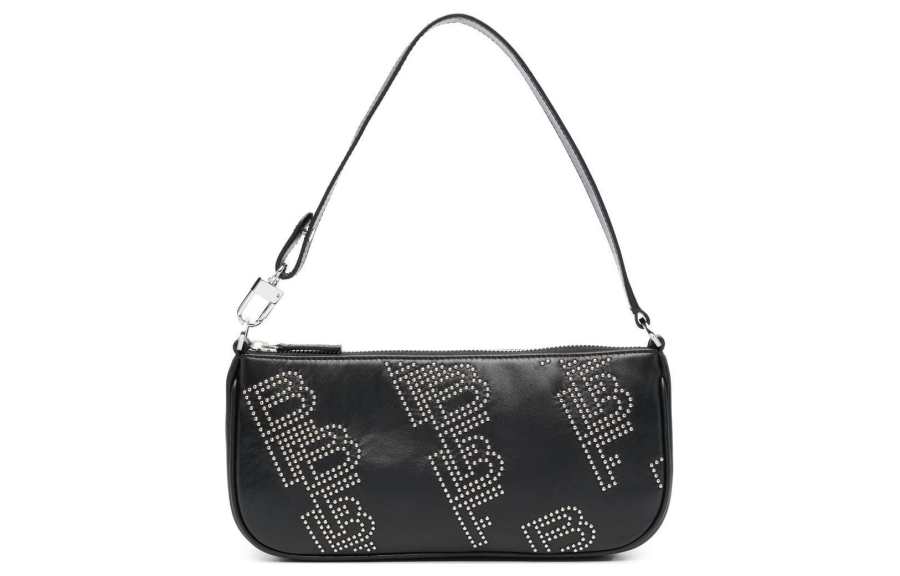 By Far Sheepskin Shoulder Bag Women's Black