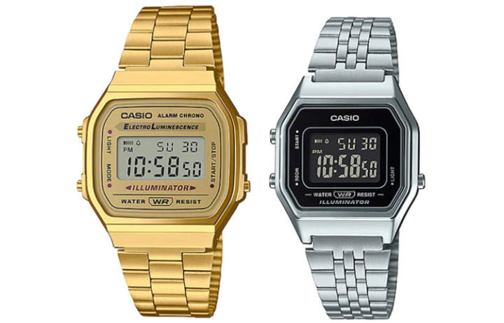 CASIO CASIO Unisex Pair Table Series Gold Watch