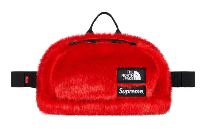 Supreme Supreme The North Face X The North Face Collaboration Beaver Fur Crossbody Bag, Sling Bag, Fanny Pack Regular Unisex