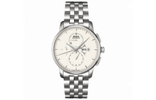 MIDO Baroncelli Collection Automatic Mechanical Movement Men's Watches Watch Silver Dial Stainless Steel Case