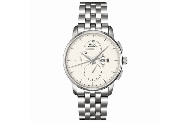 MIDO Baroncelli Collection Automatic Mechanical Movement Men's Watches Watch Silver Dial Stainless Steel Case