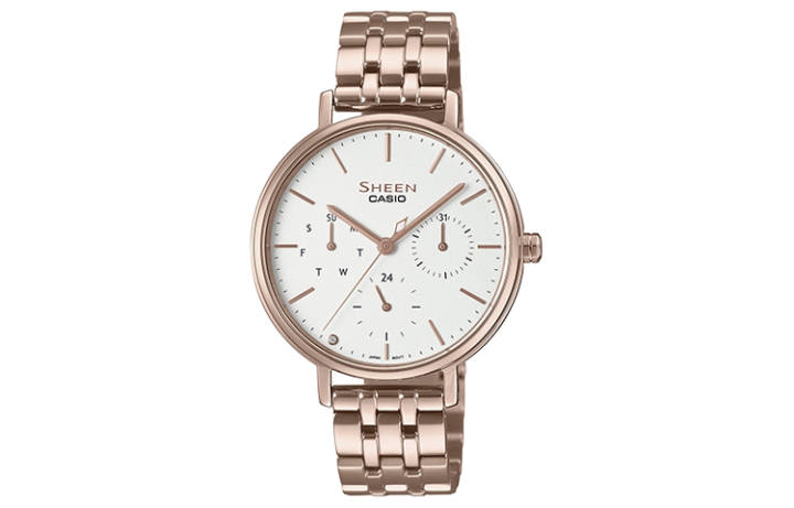 CASIO CASIO Women's SHEEN White Watch SHE-4541CG-7A