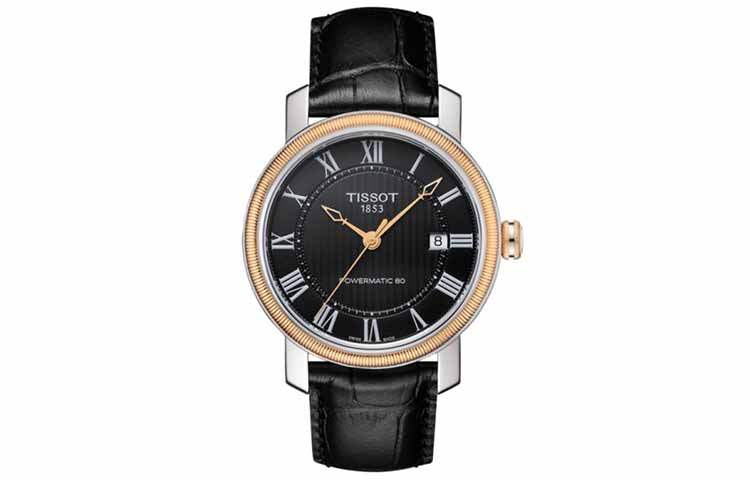 TISSOT Harbor Collection Automatic Mechanical Movement Calendar Men's Watches Watch 40mm Black Dial