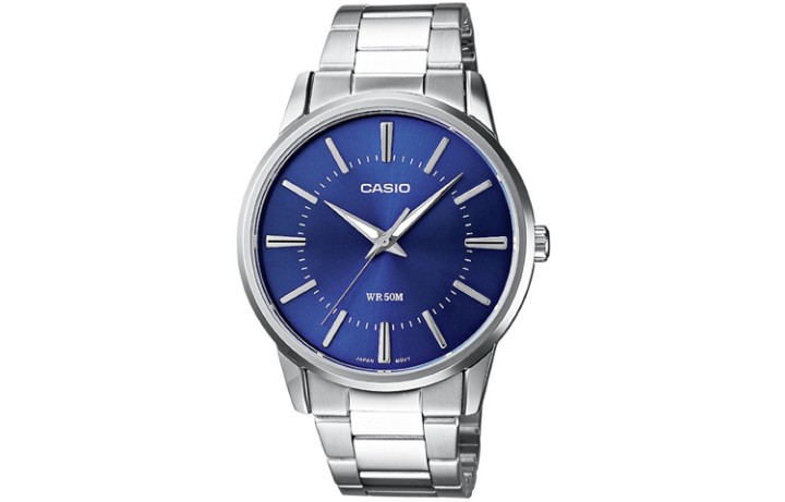 CASIO CASIO STANDARD Quartz Movement Stainless Steel Strap Watch Men's Watches Blue Dial