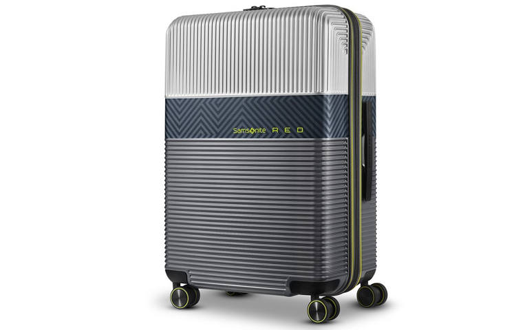 SAMSONITE ROBO II PC Suitcase Password Luggage For Checked Baggage 20 Inch, 24 Inch, 28 Inch Unisex Silver