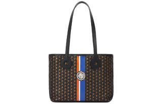 Moynat Canvas Tote Bag, Shopping Bag, Shoulder Bag Unisex Carbon Black/Bronze