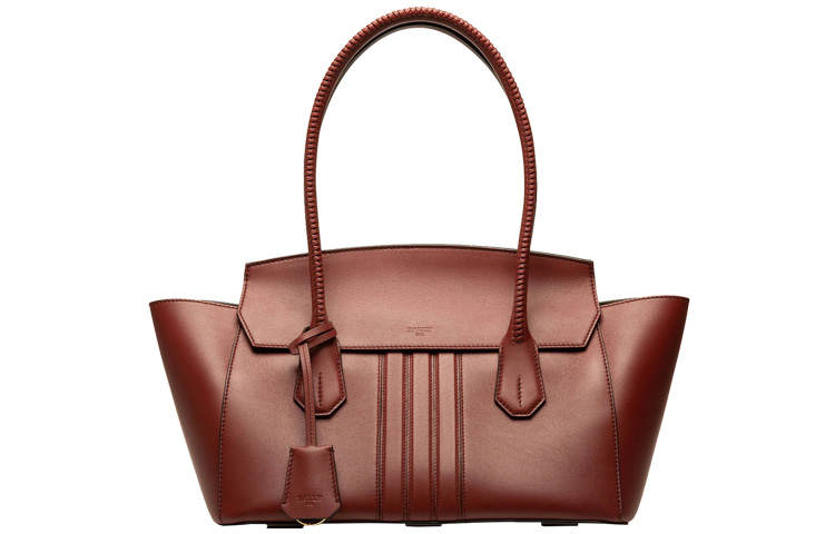 BALLY Leather Handle Bag, Handbag, Shoulder Bag Regular Women's Red