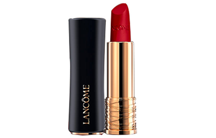 LANCOME Pure Small Round Pendant Lip Balm Black Tube Velour Matte Natural Complexion No Makeup Skin Flattering Lipstick