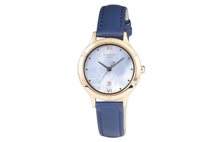 CASIO CASIO Women's SHEEN Mother Of Pearl Color Watch