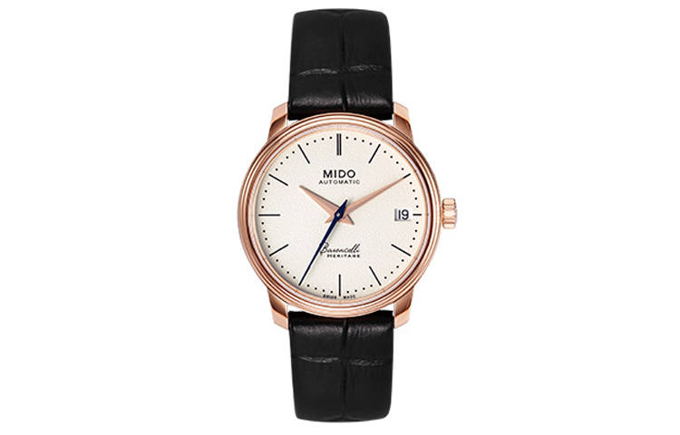 MIDO Baroncelli Automatic Mechanical Movement 30m Waterproof Women's Watch 33mm White Dial