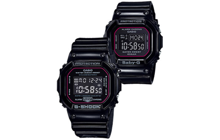 CASIO CASIO Quartz Movement Resin Strap Watch Unisex Black Dial