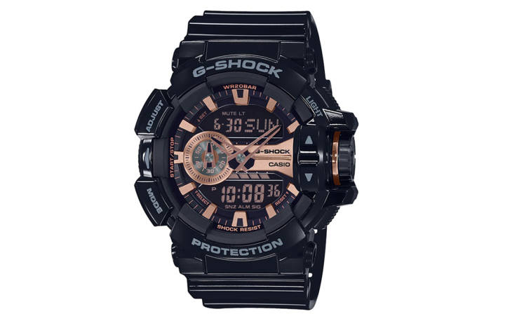 CASIO CASIO Men Liquid Crystal/Analog Dual Display Series Black Watch