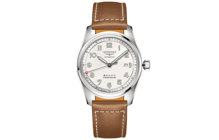LONGINES Spirit Collection Automatic Mechanical Movement 100m Waterproof Men's Watches Watch 42mm White Dial
