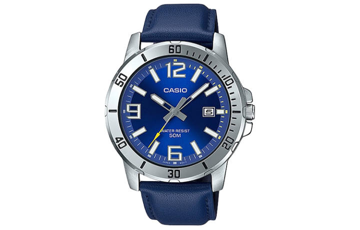 CASIO CASIO Men Standard Series 45mm Blue Watch MTP-VD01L-2BV