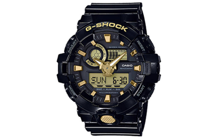 CASIO CASIO Men Liquid Crystal/Analog Dual Display Series Black Watch