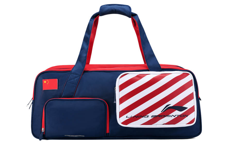 Li-Ning Li Ning Polyamide Badminton Racket Bag Unisex Blue Red