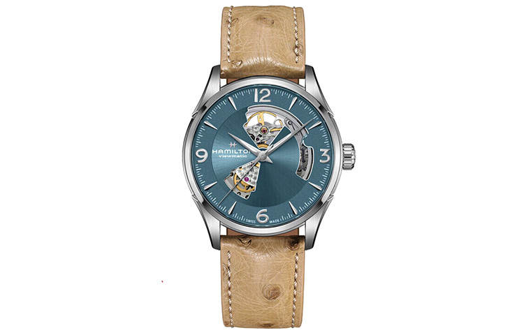 HAMILTON Jazz Happy Collection Automatic Mechanical Movement 50m Waterproof Men's Watches Watch 42mm Blue Dial