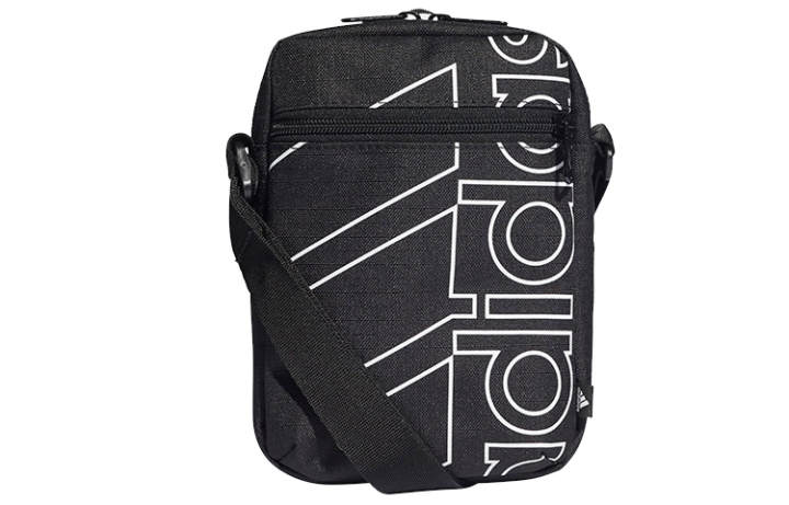 Adidas Adidas Nylon Fabric Shoulder Bag, Crossbody Bag Regular Unisex Black