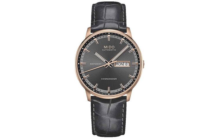 MIDO Commander Automatic Mechanical Movement 50m Waterproof Men's Watches Watch 40mm Gray Dial