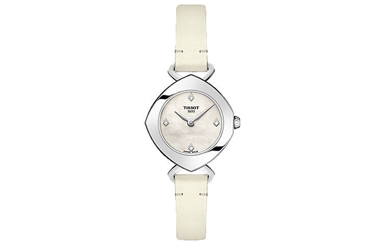 TISSOT Yiting Collection Quartz Movement Women's Watch 22.58mm 22.58mm Mother of Pearl Color Watch Dial