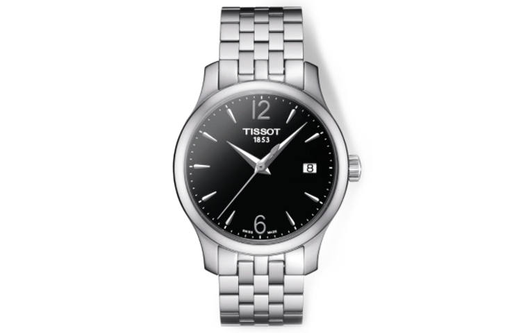 TISSOT Junya Collection Quartz Movement Women's Watch 33mm Black Dial Stainless Steel Case