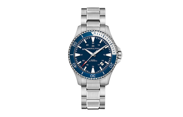 HAMILTON Khaki Marine Collection Automatic Mechanical Movement Waterproof Men's Watches Watch 40mm Blue Dial
