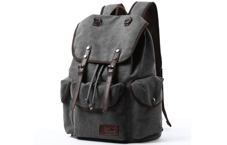 Slazenger Slazenger Canvas Backpack Men's Cool Gray