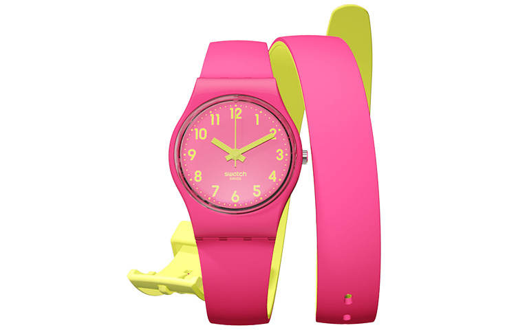 SWATCH Women's 25mm Pink Watch LP131