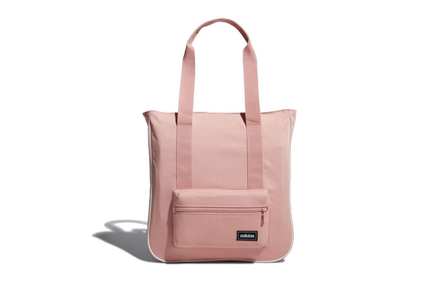Adidas Adidas Zip Closure Polyester Handbag, Shoulder Bag Women's Pink