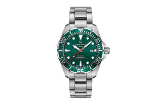 CERTINA Kinetic Energy Collection Automatic Mechanical Movement Men's Watches Watch 43mm Green Dial