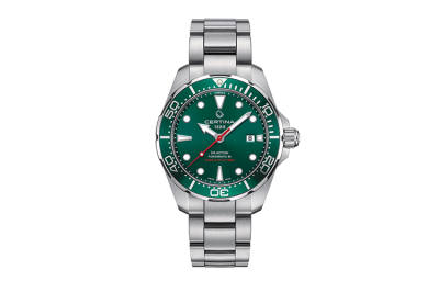 CERTINA Kinetic Energy Collection Automatic Mechanical Movement Men's Watches Watch 43mm Green Dial