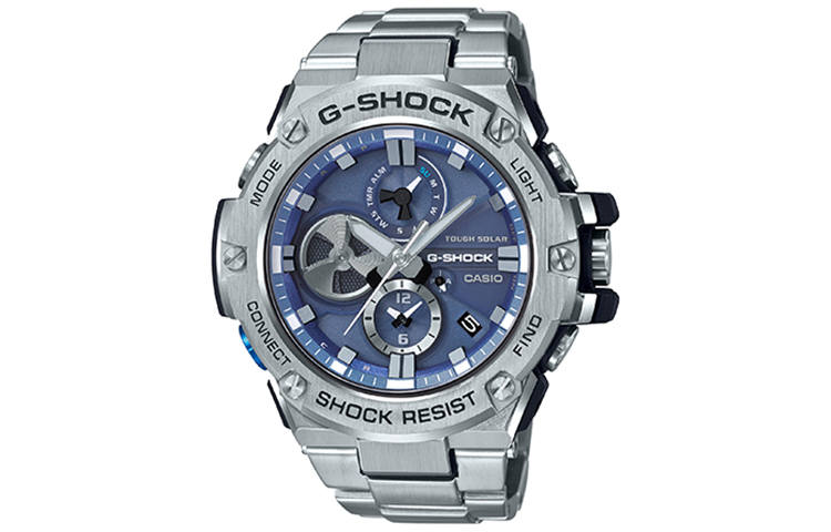 G-SHOCK G SHOCK GST Steel Of The Heart Solar Movement Stainless Steel Watchband Watch Men's Watches