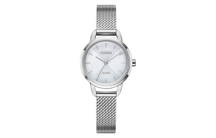 CITIZEN Juicy Tint Collection Quartz Movement Stainless Steel Strap Watch Women's Watch Silver Dial