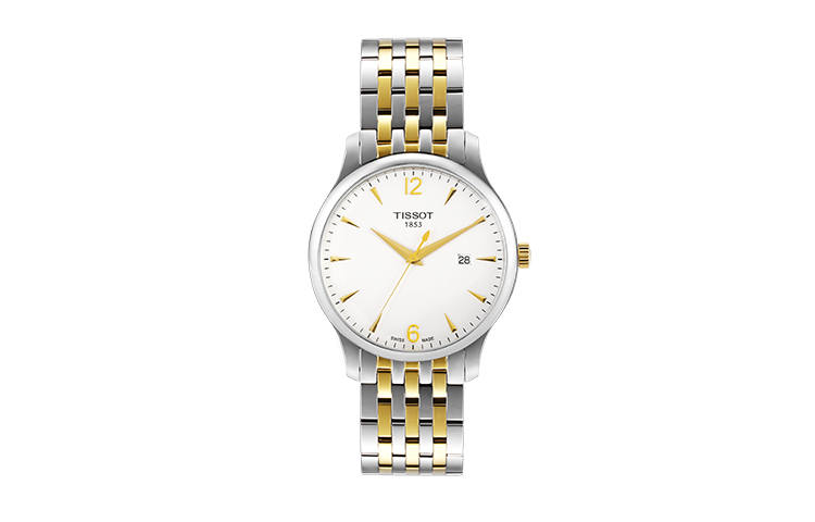 TISSOT Junya Collection Quartz Movement 30m Waterproof Men's Watches Watch 42mm White Dial Stainless Steel Case