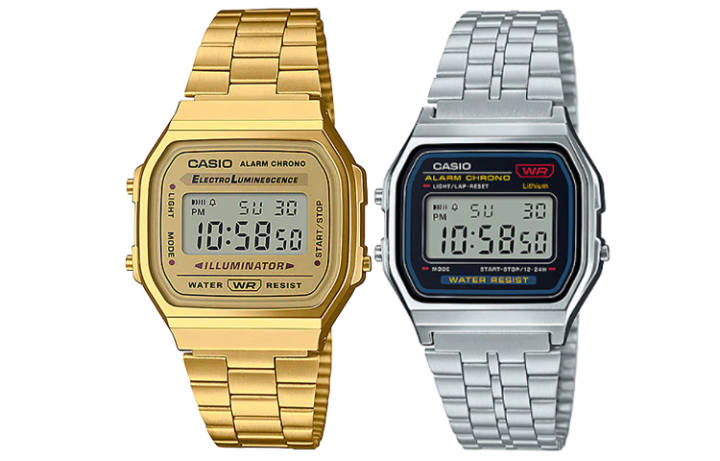 CASIO CASIO Unisex Pair Table Series Gold Watch
